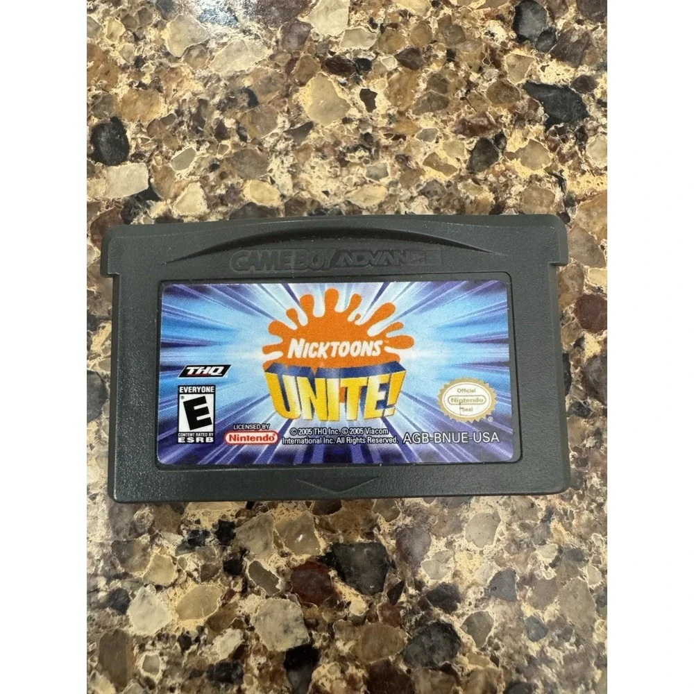 Nicktoons Unite GameBoy Advance GBA Authentic Tested & Working
